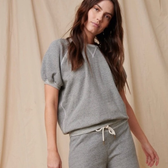 THE GREAT. Tops - The Great. Short sleeve puff sweatshirt size 0